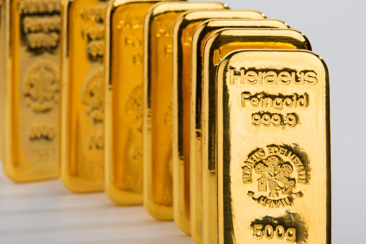Heraeus Goldbarren