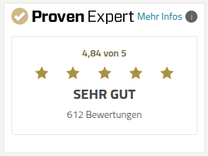 ProvenExpert Bewertungssiegel